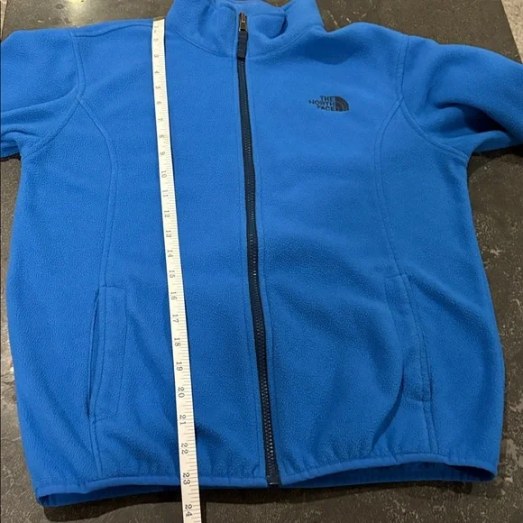 The North Face Blue Fleece Full-Zip Jacket Boys L/G (14/16) - Picture 8 of 8